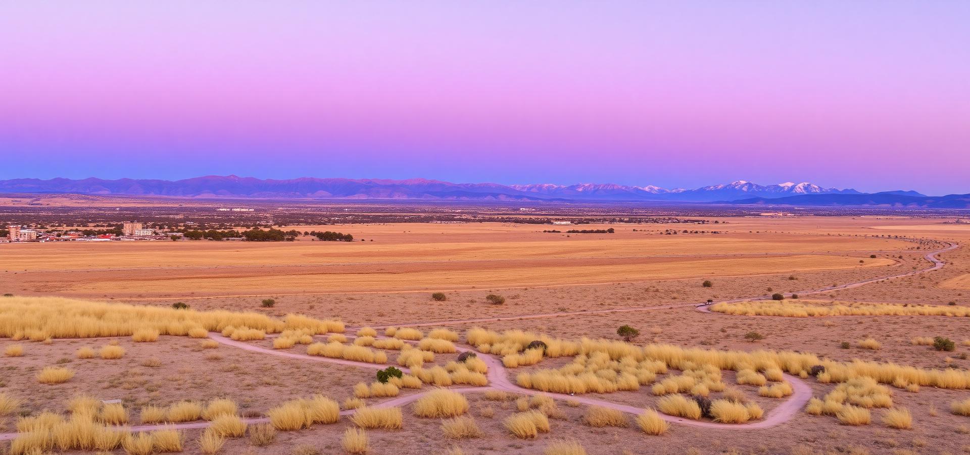 Pueblo West, Colorado at sunset